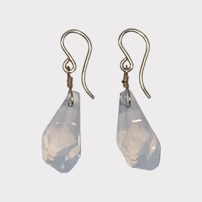 GLAZED AB SWAROVSKI CRYSTAL EARRING